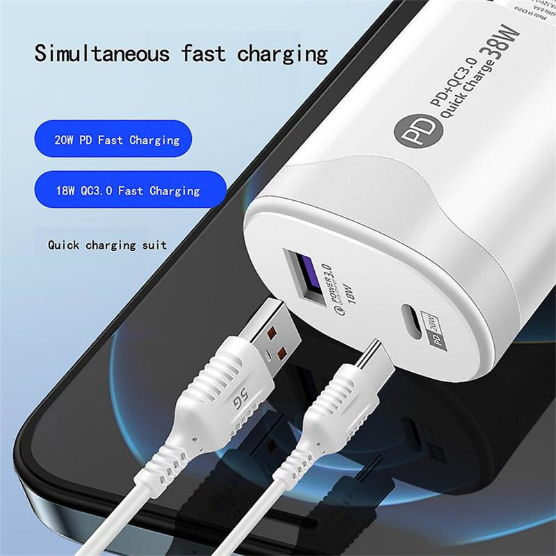 Carregador Turbo Power 3.0 Xiaomi iPhone Samsung