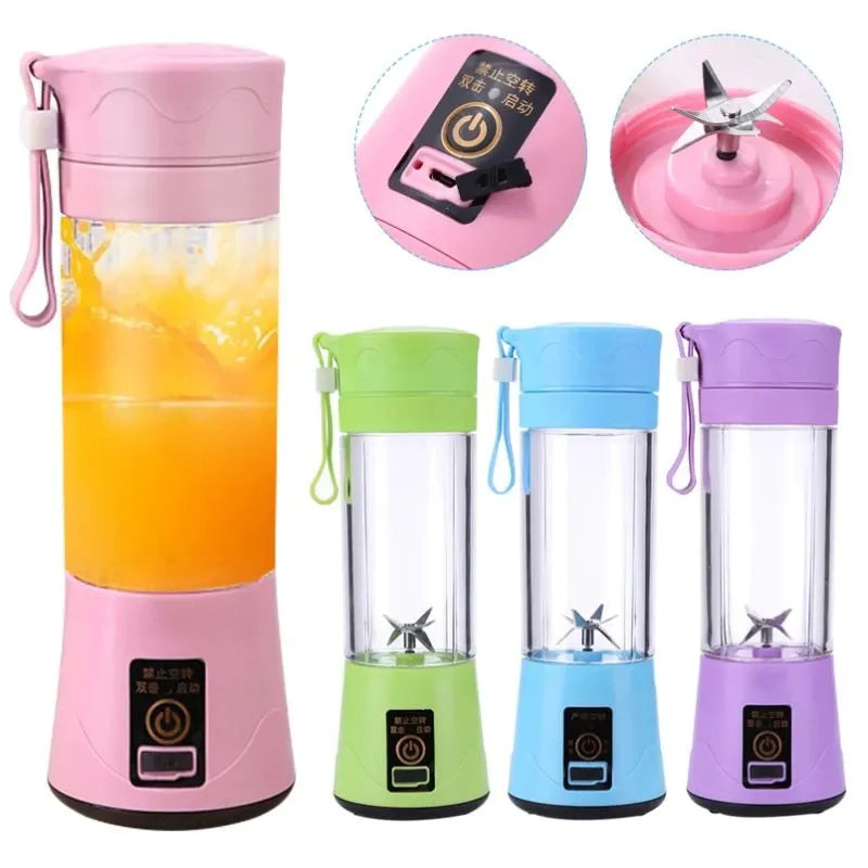 Mini Liquidificador Portátil Usb Shake 6 Lâminas