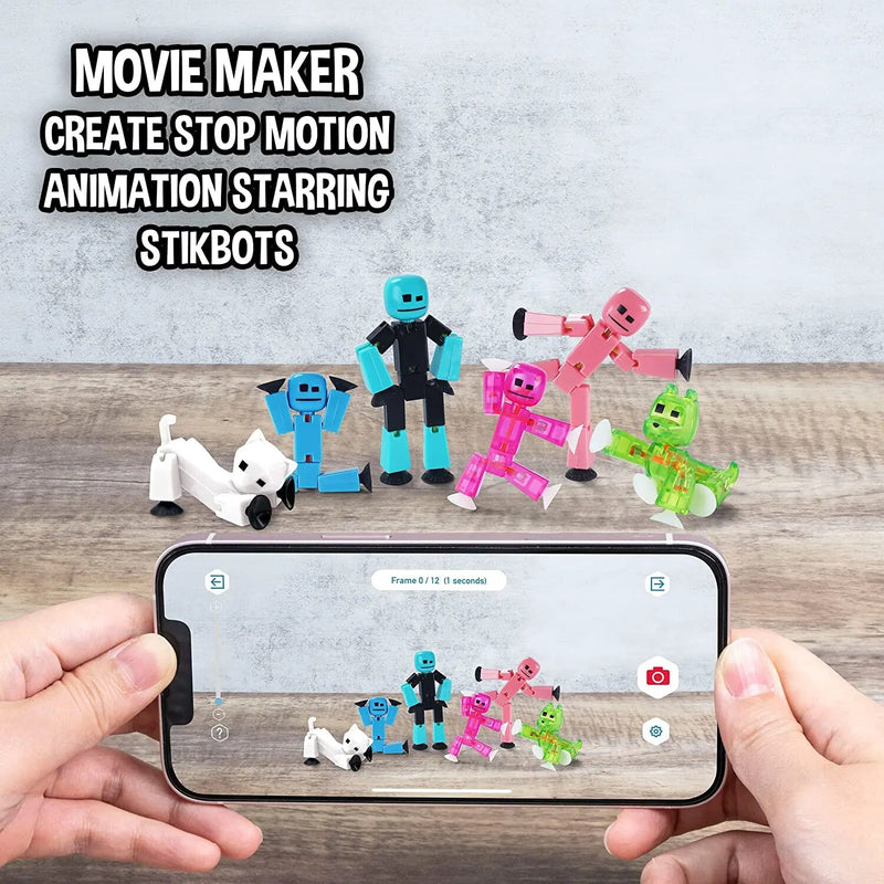 Brinquedo Stikbot Boneco Com Ventosa
