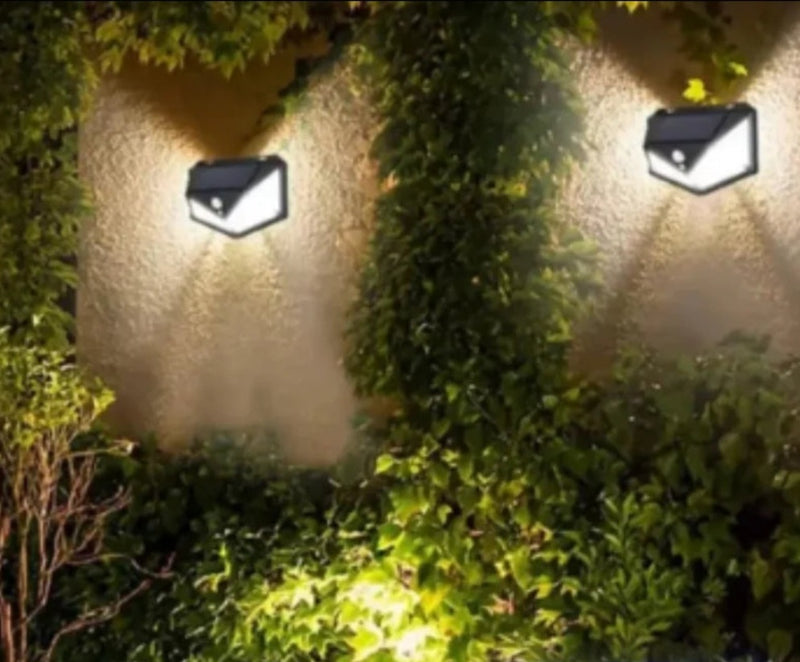Luminaria Solar LED de Parede com sensor de MOVIMENTO