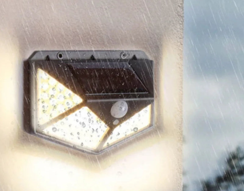 Luminaria Solar LED de Parede com sensor de MOVIMENTO