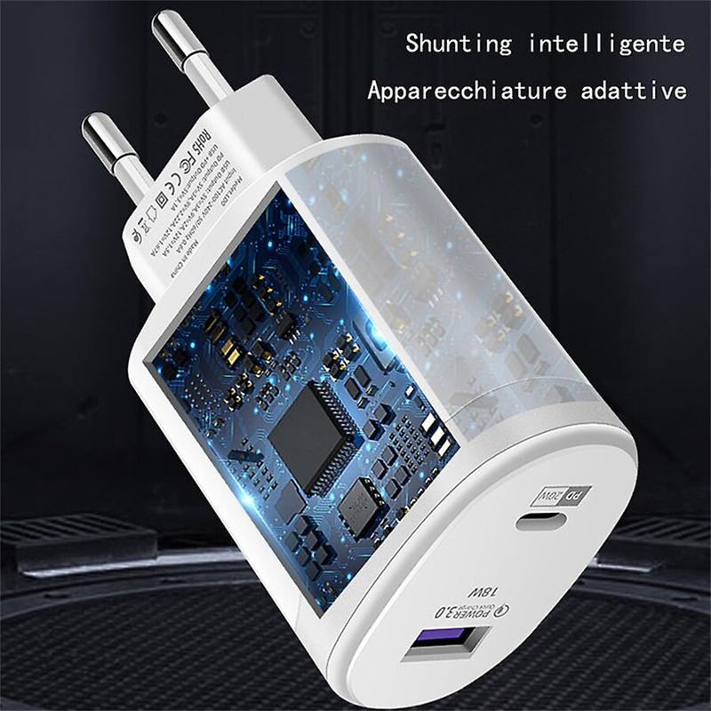 Carregador Turbo Power 3.0 Xiaomi iPhone Samsung