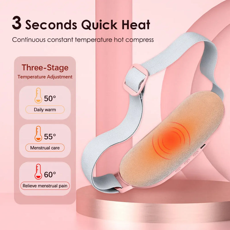 Massageador e Aquecedor Para Cólica Menstrual